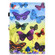 iPad 10.2 2021 / 2020 / 2019 Colored Drawing Horizontal Flip Leather Case with Holder & Card Slots & Pen Slot & Sleep / Wake-up Function - Colorful Butterfly