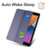 iPad 10.2 2021/2020/2019 Acrylic 3-folding Smart Leather Tablet Case - Purple
