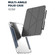 iPad 10.2 2021 / 2020 / 2019 Mutural Deformation Stand Smart Leather Tablet Case - Dark Blue
