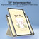 iPad 10.2 2021 / 2020 / 10.5 720 Rotation Magnetic Painted Leather Smart Tablet Case - Cream Bear
