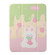 iPad mini 6 3-Fold 360 Rotation Painted Leather Smart Tablet Case - Strawberry Dog