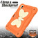iPad mini 6 Beige PC + Silicone Anti-drop Protective Tablet Case with Butterfly Shape Holder & Pen Slot - Beige + Kumquat
