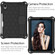 iPad mini 6 Honeycomb Design EVA + PC Material Four Corner Anti Falling Flat Protective Shell With Strap - Black+Black iPad mini 6 Honeycomb Design EVA + PC Material Four Corner Anti Falling Flat Protective Shell With Strap - Black+Black