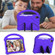 iPad mini 6 EVA Flat Anti Falling Protective Tablet Case Shell with Holder - Purple iPad mini 6 EVA Flat Anti Falling Protective Tablet Case Shell with Holder - Purple