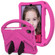 iPad mini 6 EVA Flat Anti Falling Protective Tablet Case Shell with Holder - Rose Red
