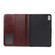 iPad mini 6 Flowers Cloth Pattern Horizontal Flip Leather Tablet Case with Sleep / Wake-up Function & Holder & Card Slots & Wallet - Black