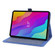 iPad mini 6 Cloth Teature Horizontal Flip PU Leather Tablet Case with Holder & Card Slots - Blue