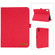 iPad mini 6 Cloth Teature Horizontal Flip PU Leather Tablet Case with Holder & Card Slots - Red