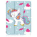 iPad mini 6 Painted Pattern TPU Horizontal Flip Leather Tablet Case with Three-folding Holder & Pen Slot & Sleep / Wake-up Function - Unicorn