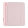 iPad mini 6 Deformation Transparent Acrylic Horizontal Flip PU Leather Tablet Case with Multi-folding Holder & Sleep / Wake-up Function & Pen Slot - Pink