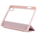 iPad mini 6 Deformation Transparent Acrylic Horizontal Flip PU Leather Tablet Case with Multi-folding Holder & Sleep / Wake-up Function & Pen Slot - Pink