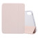 iPad mini 6 3-folding Electric Pressed Skin Texture Horizontal Flip Shockproof Transparent TPU + PU Leather Tablet Case with Holder& Pen Slot & Sleep / Wake-up Function - Light Pink iPad mini 6 3-folding Electric Pressed Skin Texture Horizontal Flip Shockproof Transparent TPU + PU Leather Tablet Case with Holder& Pen Slot & Sleep / Wake-up Function - Light Pink