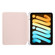 iPad mini 6 3-folding Electric Pressed Skin Texture Horizontal Flip Shockproof Transparent TPU + PU Leather Tablet Case with Holder& Pen Slot & Sleep / Wake-up Function - Light Pink iPad mini 6 3-folding Electric Pressed Skin Texture Horizontal Flip Shockproof Transparent TPU + PU Leather Tablet Case with Holder& Pen Slot & Sleep / Wake-up Function - Light Pink