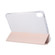 iPad mini 6 3-folding Electric Pressed Skin Texture Horizontal Flip Shockproof Transparent TPU + PU Leather Tablet Case with Holder& Pen Slot & Sleep / Wake-up Function - Light Pink iPad mini 6 3-folding Electric Pressed Skin Texture Horizontal Flip Shockproof Transparent TPU + PU Leather Tablet Case with Holder& Pen Slot & Sleep / Wake-up Function - Light Pink