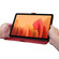 iPad mini 6 Love Butterfly Pattern Horizontal Flip Leather Tablet Case with Holder - Red