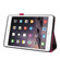 iPad mini 6 Business Horizontal Flip PU Leather Tablet Case with Two-Folding Holder & Card Slots & Pen Slot - Rose Red