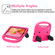 iPad mini 6 Sparrow Style EVA Material Children Shockproof Case - Rose Red