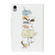 iPad mini 6 Painted Pattern Horizontal Flip Leather Tablet Case with Holder - Cat Back View