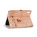 iPad mini 6 Map Pattern Horizontal Flip Leather Tablet Case with Holder & Card Slot & Wallet - Light Brown
