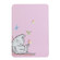 iPad mini 6 Dual-folding Coloured Drawing Voltage Horizontal Flip PU Leather Tablet Case with Holder & Sleep / Wake-up Function - Butterfly Cat