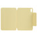 iPad mini 6 Horizontal Flip Ultra-thin Fixed Buckle Magnetic PU Tablet Case With Three-folding Holder & Sleep / Wake-up Function - Yellow