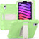 iPad mini 6 3-Layer Protection Screen Frame + PC + Silicone Shockproof Combination Tablet Case with Holder - Matcha Green