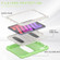 iPad mini 6 3-Layer Protection Screen Frame + PC + Silicone Shockproof Combination Tablet Case with Holder - Matcha Green