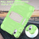 iPad mini 6 3-Layer Protection Screen Frame + PC + Silicone Shockproof Combination Tablet Case with Holder - Matcha Green