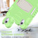 iPad mini 6 3-Layer Protection Screen Frame + PC + Silicone Shockproof Combination Tablet Case with Holder - Matcha Green