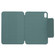 iPad mini 6 Horizontal Flip Ultra-thin Fixed Buckle Magnetic PU Tablet Case With Three-folding Holder & Sleep / Wake-up Function - Pine Needle Green