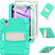 iPad mini 6 3-Layer Protection Screen Frame + PC + Silicone Shockproof Combination Tablet Case with Holder - Mint Green iPad mini 6 3-Layer Protection Screen Frame + PC + Silicone Shockproof Combination Tablet Case with Holder - Mint Green