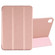 iPad mini 6 GEBEI Shockproof Horizontal Flip Tablet Case with Three-folding Holder - Rose Gold