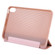 iPad mini 6 GEBEI Shockproof Horizontal Flip Tablet Case with Three-folding Holder - Rose Gold