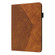 iPad mini 6 Rhombus Skin Feel Horizontal Flip Tablet Case with Card Slots & Holder & Sleep / Wake-up Function - Brown