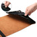 iPad mini 6 Rhombus Skin Feel Horizontal Flip Tablet Case with Card Slots & Holder & Sleep / Wake-up Function - Brown