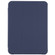 iPad mini 6 TPU Transparent Back Cover Horizontal Flip Leather Tablet Case with Three-folding Holder & Pen Slot - Navy Blue