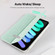 iPad mini 6 Shell Texture Dual-Folding Horizontal Flip Leather Tablet Case with Holder & Sleep / Wake-up Function - Navy Blue