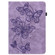 iPad mini 6 Embossed Butterfly Pattern Horizontal Flip Leather Tablet Case - Purple