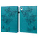 iPad mini 6 Embossed Butterfly Pattern Horizontal Flip Leather Tablet Case - Blue