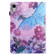 iPad mini 6 Silk Texture Horizontal Flip Tablet Leather Case with Holder & Card Slot & Sleep / Wake-up Function - Peony Butterfly