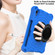iPad mini 6 Spider King EVA Tablet Case with Shoulder Strap & Holder & Pen Slot - Blue