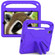 iPad mini 6 Handle Portable EVA Shockproof Tablet Case with Triangle Holder - Purple