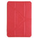 iPad mini 6 Silk Texture Horizontal Deformation Flip Tablet Leather Case with Holder - Red