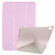 iPad mini 6 Silk Texture Horizontal Deformation Flip Tablet Leather Case with Holder - Pink