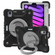 iPad mini 6 Silicone + PC Tablet Case with Strap & Holder & Pen Slot - Black + Grey