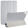 iPad mini 6 Silk Texture Three-fold Horizontal Flip Leather Tablet Case with Holder - Silver