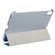 iPad mini 6 Silk Texture Three-fold Horizontal Flip Leather Tablet Case with Holder - Blue