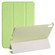 iPad mini 6 Silk Texture Three-fold Horizontal Flip Leather Tablet Case with Holder - Green