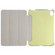 iPad mini 6 Silk Texture Three-fold Horizontal Flip Leather Tablet Case with Holder - Green