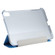 iPad mini 6 Silk Texture Three-fold Horizontal Flip Leather Tablet Case with Holder - Sky Blue